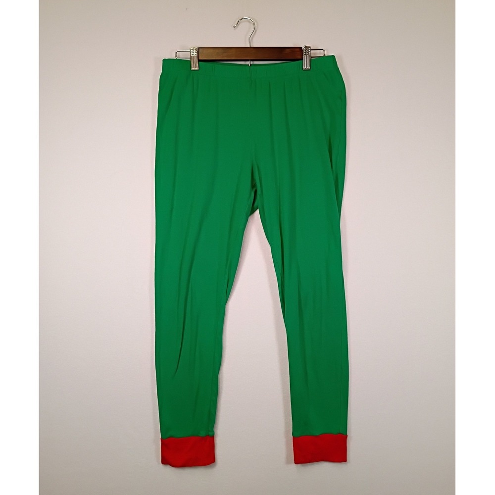 Holiday Christmas Target Unisex Large Green Red Elf Cotton Pajama Pants